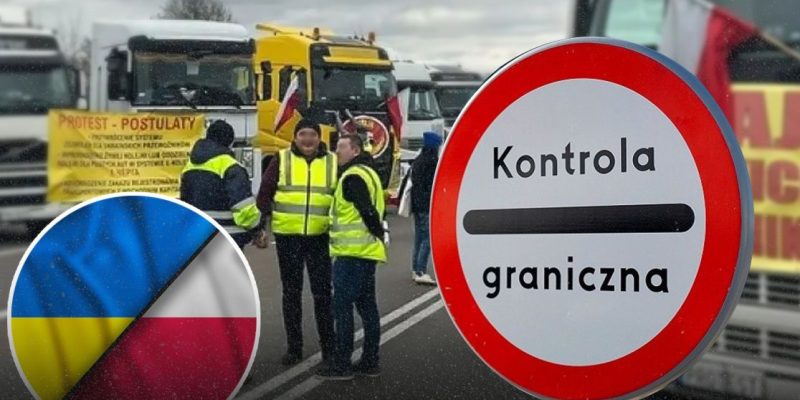 Рава-Руська і Ягодин заблоковано: польські фермери не випускають з України вантажівки