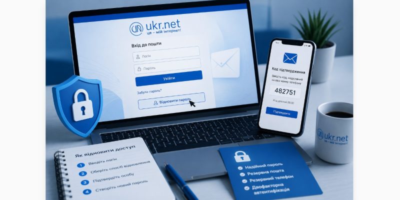 Як відновити доступ до пошти Ukr.net: покрокова інструкція 