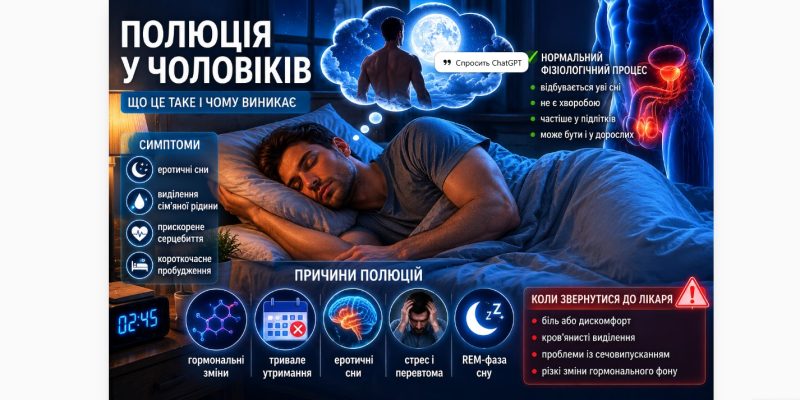 Полюція у чоловіків: що це означає і коли є нормою 