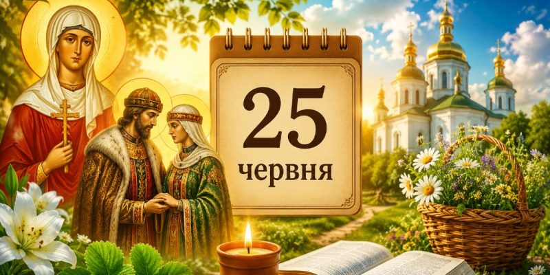 Яке церковне свято 25 червня 2026 року: день ангела, що не можна робити та народні прикмети