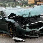 Блогер Сергій Данилець розбив Aston Martin під Києвом
