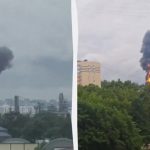 У Москві після атаки дронів спалахнув найбільший НПЗ