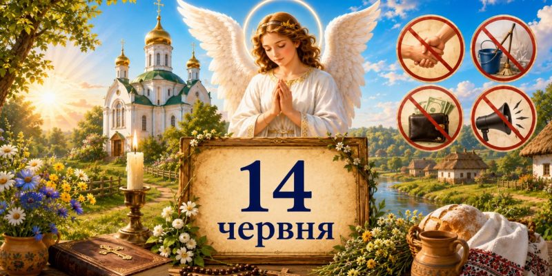 Яке церковне свято 14 червня 2026 року: день ангела, що не можна робити та народні прикмети 