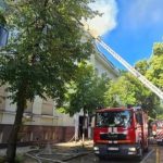 У Харкові після атаки дронів РФ загорівся Художній музей