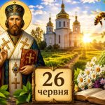 Яке церковне свято 26 червня 2026 року: день ангела, що не можна робити та народні прикмети
