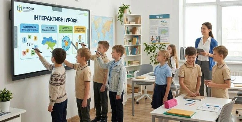 Як облаштувати кабінет за вимогами НУШ: роль інтерактивної дошки у навчальному просторі 