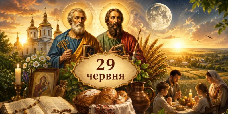 Яке церковне свято 29 червня 2026 року: день ангела, що не можна робити та народні прикмети 