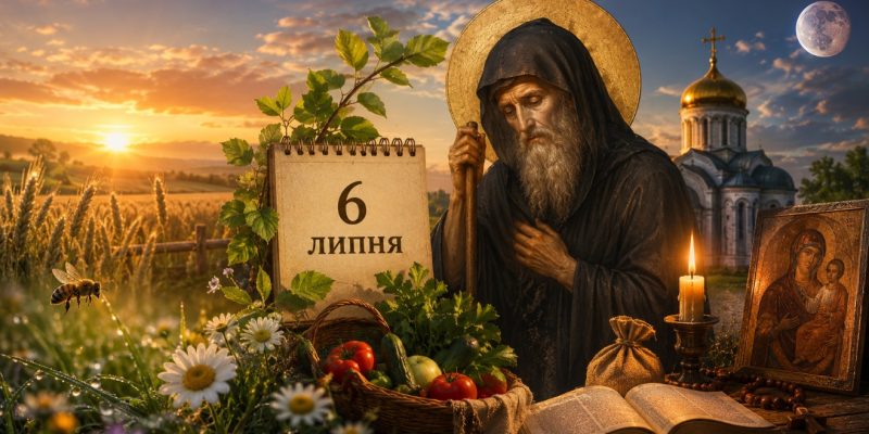 Яке церковне свято 6 липня 2026 року: день ангела, що не можна робити та народні прикмети 