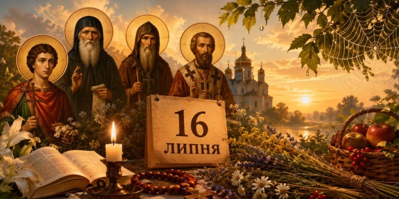 Яке церковне свято 16 липня 2026 року: день ангела, що не можна робити та народні прикмети 