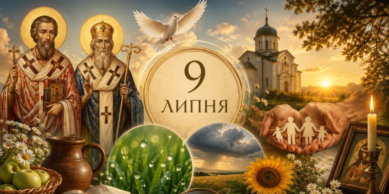 Яке церковне свято 9 липня 2026 року: день ангела, що не можна робити та народні прикмети 