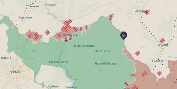 РФ намагається прорвати кордон на нових участках півночі Харківщини 