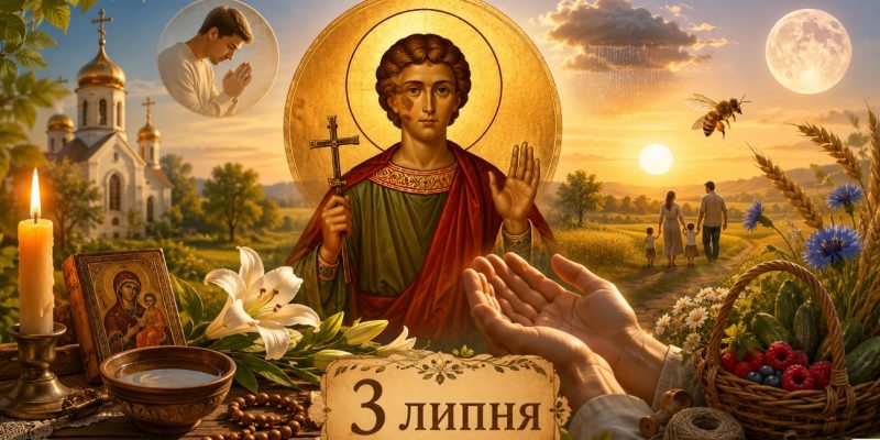 Яке церковне свято 3 липня 2026 року: день ангела, що не можна робити та народні прикмети 
