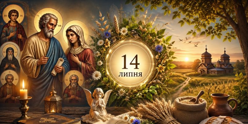 Яке церковне свято 14 липня 2026 року: день ангела, що не можна робити та народні прикмети 