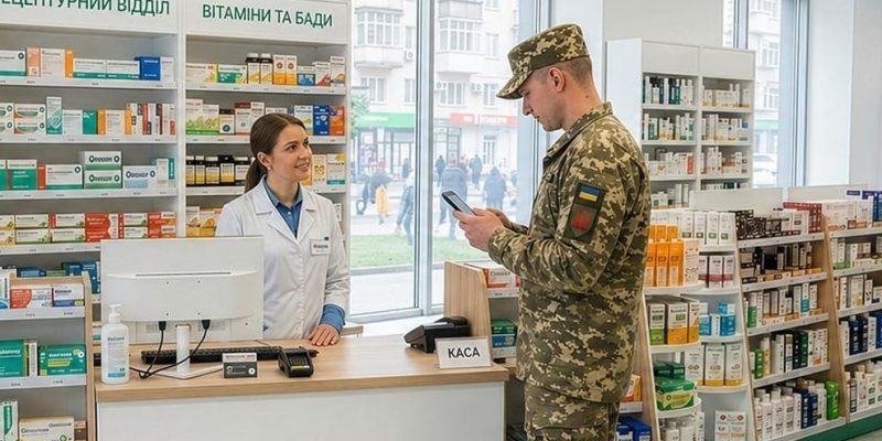 Військовим нададуть до 50% знижки на ліки через застосунок «Армія+» 