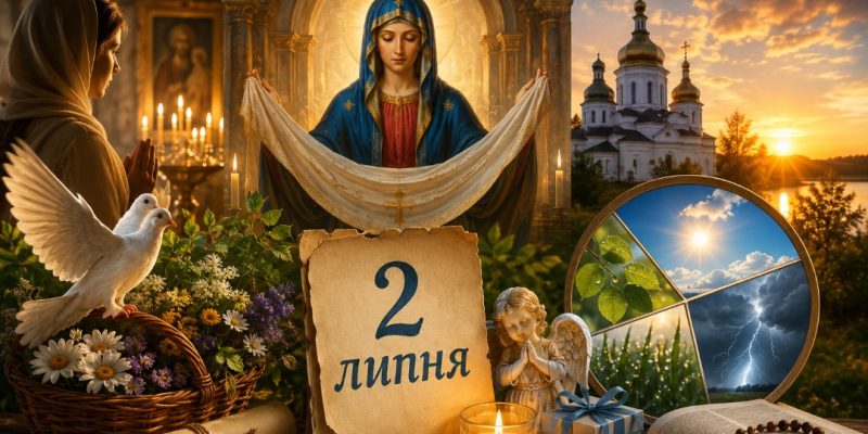Яке церковне свято 2 липня 2026 року: день ангела, що не можна робити та народні прикмети 