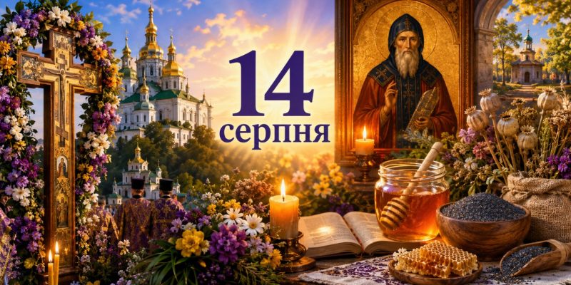 Яке церковне свято 14 серпня 2026 року: день ангела, що не можна робити і народні прикмети 
