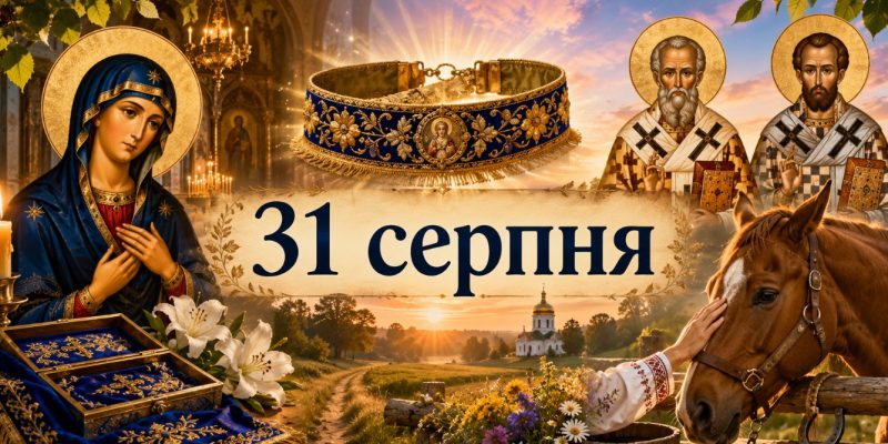 Яке церковне свято 31 серпня 2026 року: день ангела, що не можна робити і народні прикмети 