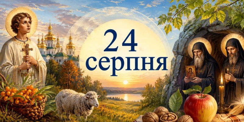 Яке церковне свято 24 серпня 2026 року: день ангела, що не можна робити і народні прикмети 