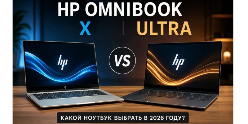 HP OmniBook X против OmniBook Ultra: что выбрать для работы и дома в 2026 году 