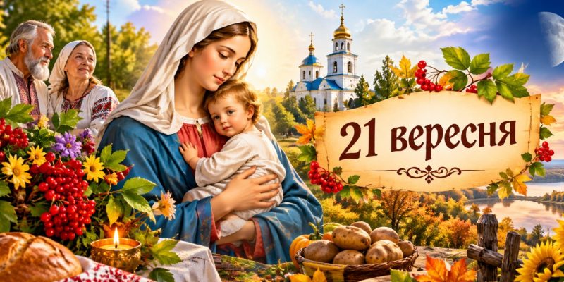 Яке церковне свято 21 вересня 2026 року: день ангела, що не можна робити і народні прикмети