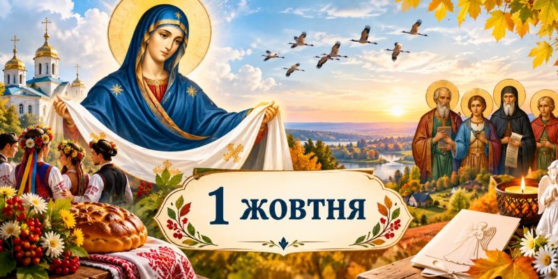 Яке церковне свято 1 жовтня 2026 року: день ангела, що не можна робити і народні прикмети
