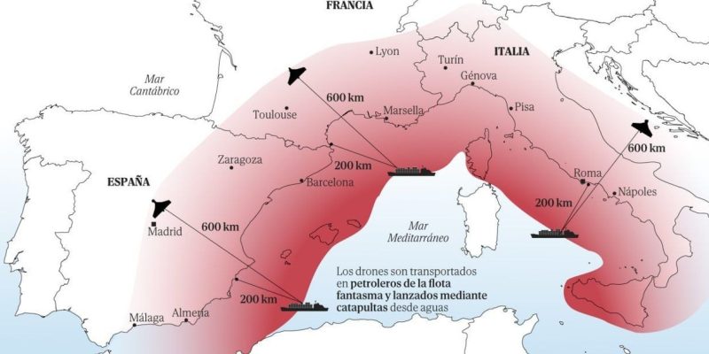 ЦРУ попереджає Європу про можливі атаки дронів РФ із моря 