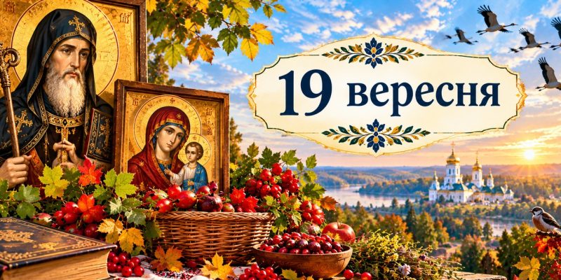 Яке церковне свято 19 вересня 2026 року: день ангела, що не можна робити і народні прикмети 