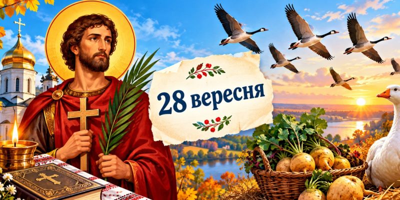Яке церковне свято 28 вересня 2026 року: день ангела, що не можна робити і народні прикмети 