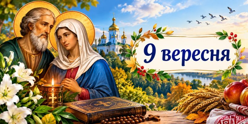 Яке церковне свято 9 вересня 2026 року: день ангела, що не можна робити і народні прикмети 