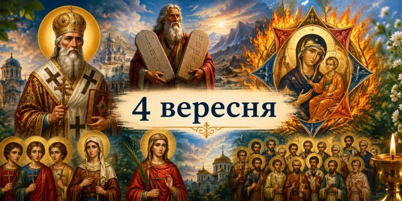 Яке церковне свято 4 вересня 2026 року: день ангела, що не можна робити і народні прикмети 