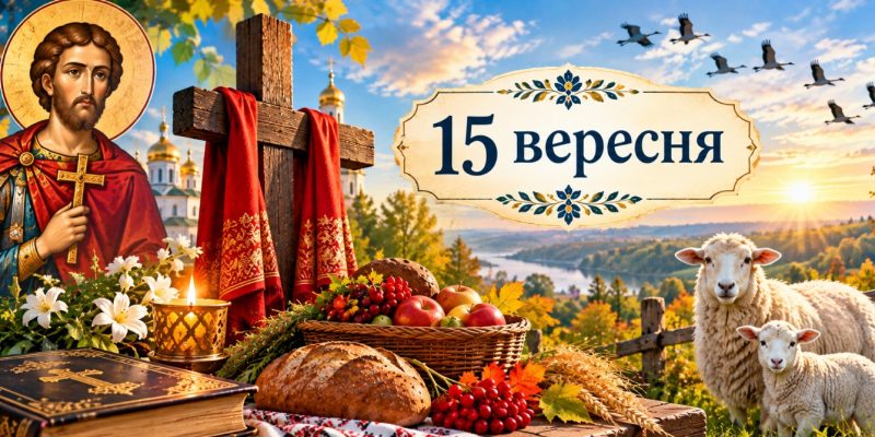 Яке церковне свято 15 вересня 2026 року: день ангела, що не можна робити і народні прикмети 