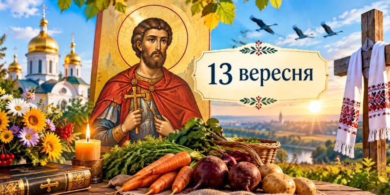 Яке церковне свято 13 вересня 2026 року: день ангела, що не можна робити і народні прикмети 