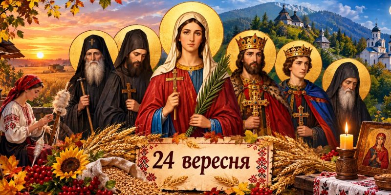 Яке церковне свято 24 вересня 2026 року: день ангела, що не можна робити і народні прикмети 