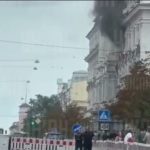 У Києві дрон влучив у центральну будівлю СБУ: що відомо