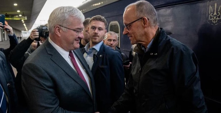 Фрідріх Мерц прибув до Києва з неоголошеним візитом 