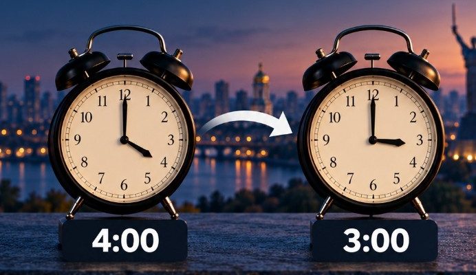 Україна переходить на зимовий час: коли переводити годинники 