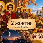 Яке церковне свято 2 жовтня 2026 року: день ангела, що не можна робити і народні прикмети