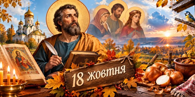 Яке церковне свято 18 жовтня 2026 року: день ангела, що не можна робити і народні прикмети 