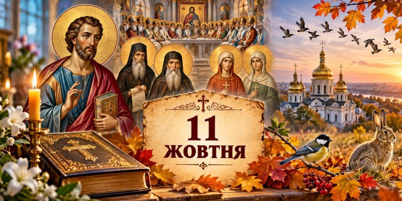 Яке церковне свято 11 жовтня 2026 року: день ангела, що не можна робити і народні прикмети 