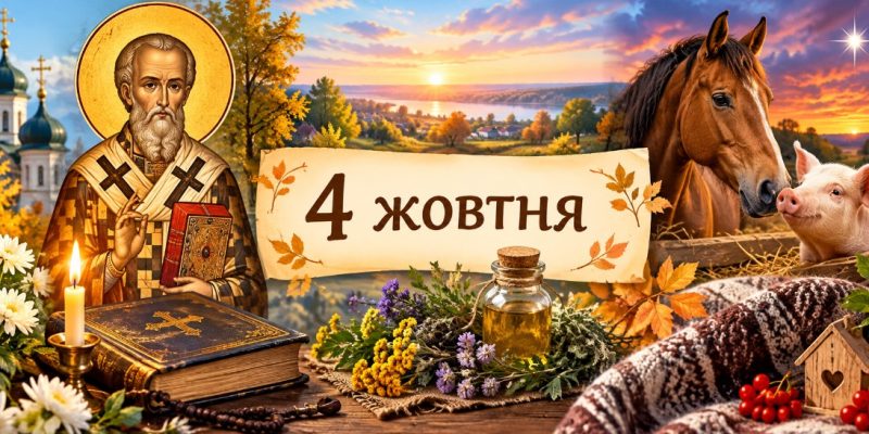 Яке церковне свято 4 жовтня 2026 року: день ангела, що не можна робити і народні прикмети 